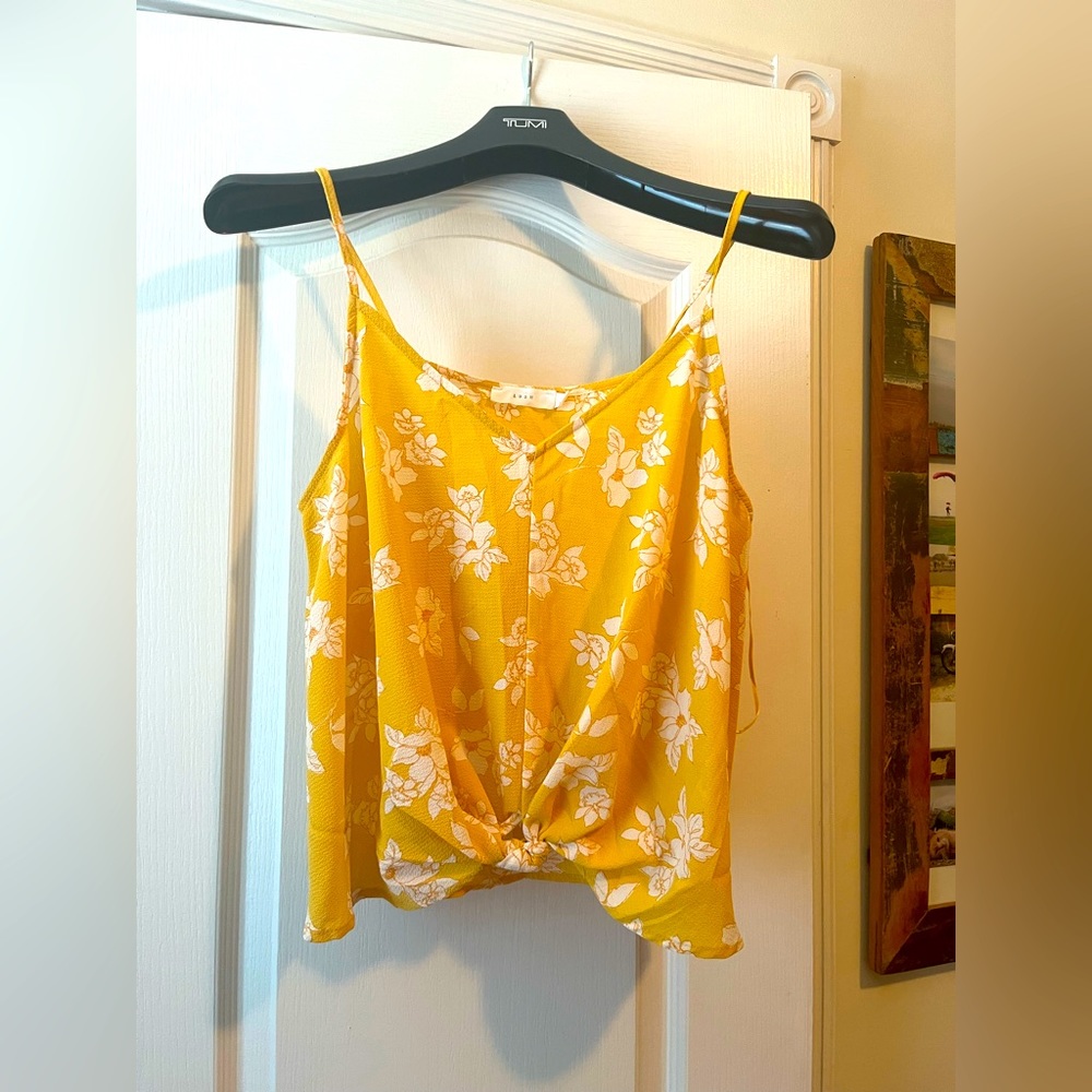 Summer top floral with thin straps
